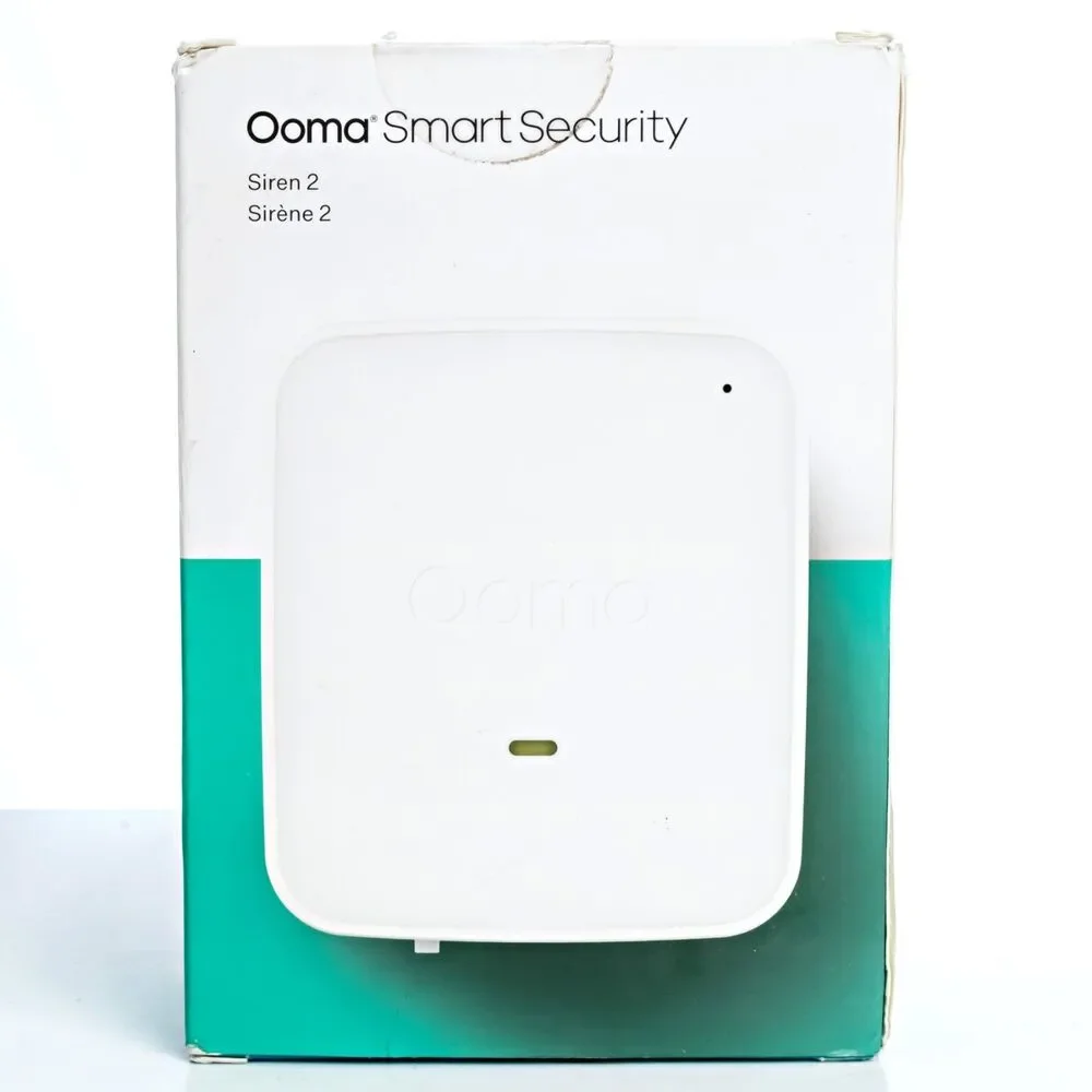 Ooma Smart Security Siren - Works with Smart Home Security - Open Box